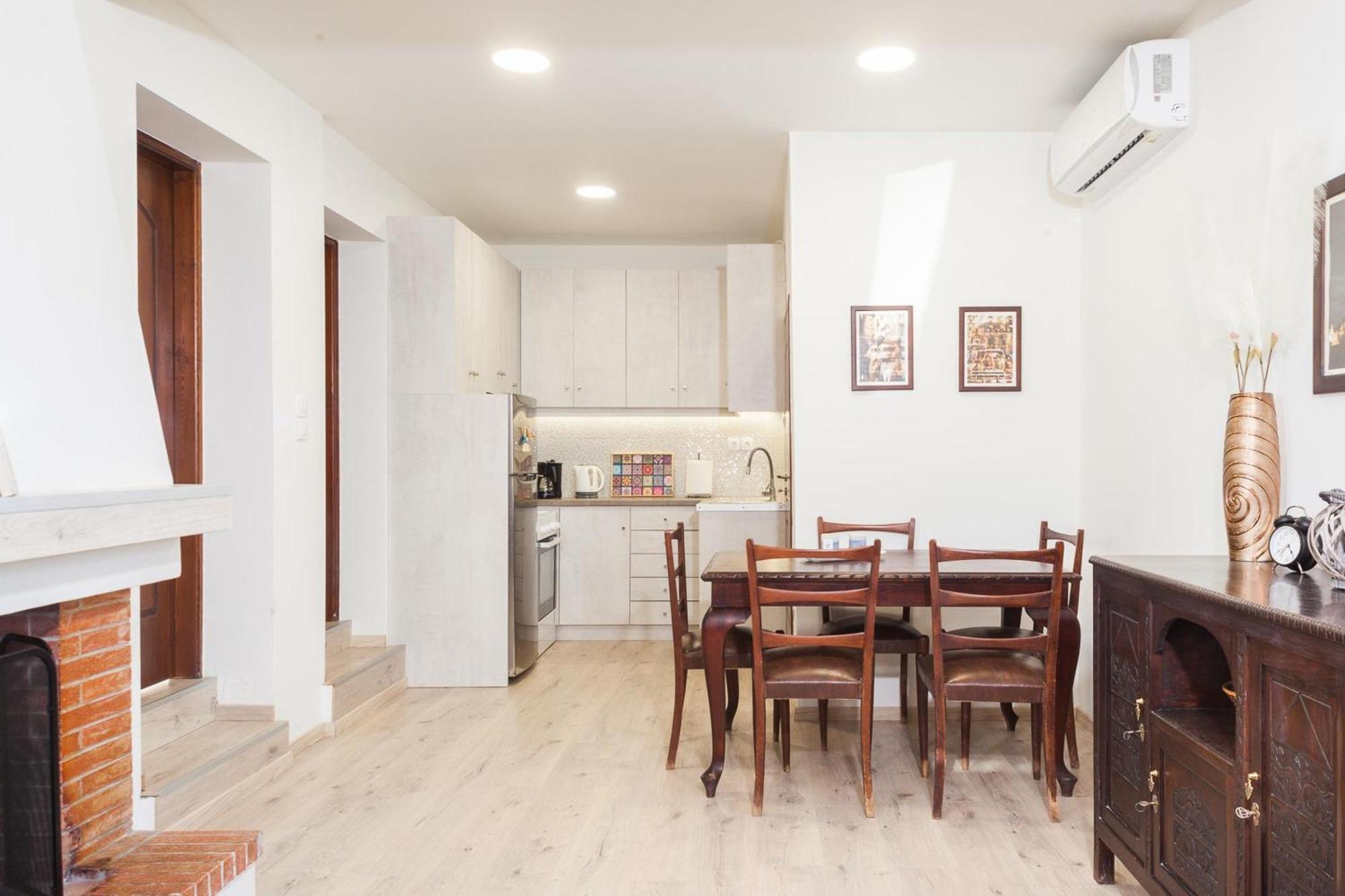 Karnagio Seafront In Agria Villa Kato Lekhonia Ngoại thất bức ảnh