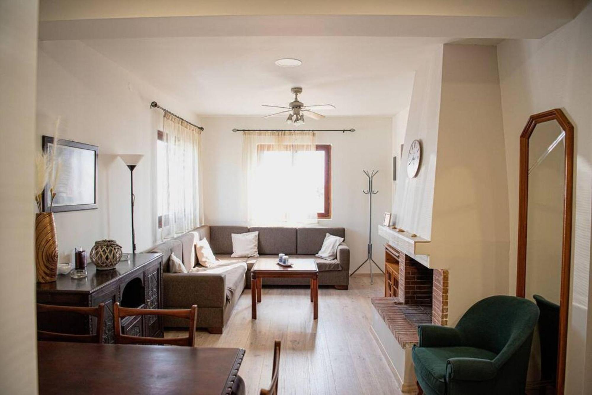 Karnagio Seafront In Agria Villa Kato Lekhonia Ngoại thất bức ảnh